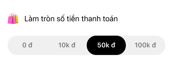 Làm tròn số tiền chi tiêu